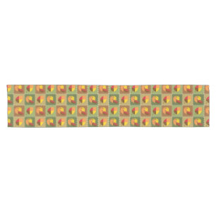 Herbst-Quilt-Tischläufer Kurzer Tischläufer