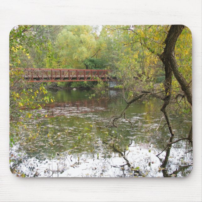 Herbst-Reflexionen Mousepad (Vorne)