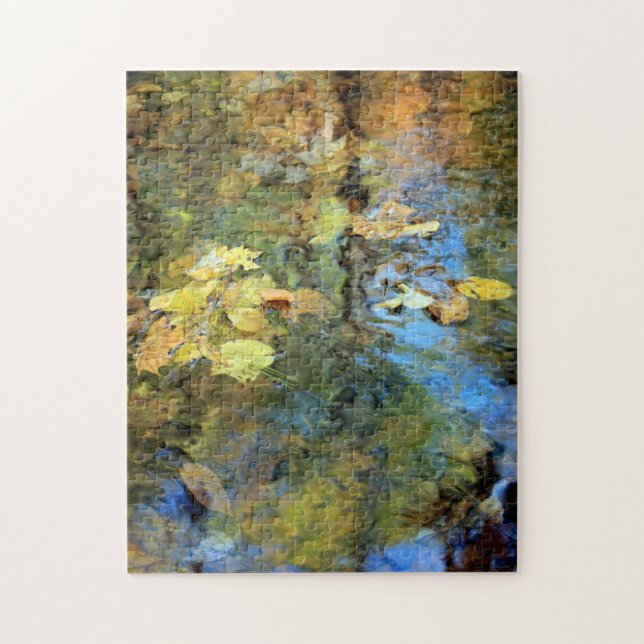 Herbst-Reflexions-Puzzlespiel Puzzle (Vertikal)