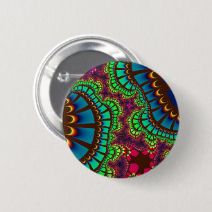 Herbst-Regenbogenremix Button