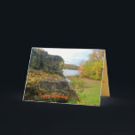 Herbst Rock Best Friend Geburtstagskarte Karte<br><div class="desc">Herbst Herbst Rock Design Best Friend Geburtstagskarte</div>