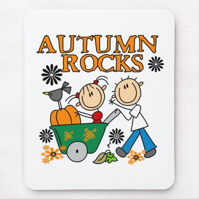 Herbst Rocks Mousepad (Vorne)