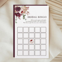 Herbst Romance Floral Bridal Bingo Spiel