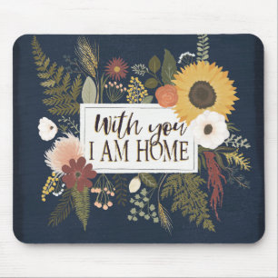 Herbst Romance III   mit Ihnen bin ich Zuhause Mousepad
