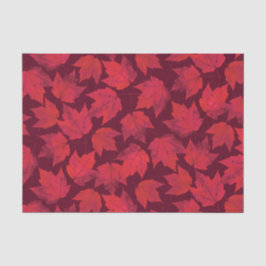 Herbst-roter Ahorn-Blätter Seidenpapier