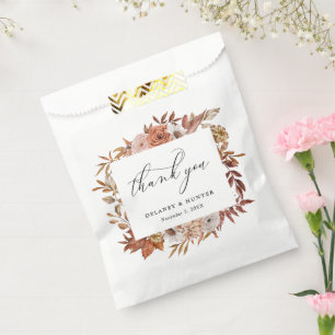 Herbst Rustikal Personalisiert Geschenktütchen