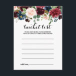 Herbst Rustikale Dazzling Burgundy Bucket List Car Postkarte<br><div class="desc">Diese rustikalen,  bunten,  bordeauxroten Eimerkarten sind die perfekte Wahl für einen modernen Hochzeitsempfang oder ein modernes Brautparty. Das Design ist bordeauxrot,  rot,  mariniert,  blau und rot,  strahlend und anmutig handbemalte Blume,  die die natürliche Schönheit inspiriere. Das Schild der Schaufelliste wird separat verkauft.</div>