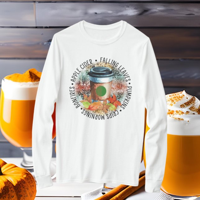 Herbst Saisonaler Apfelwein T-Shirt (Von Creator hochgeladen)