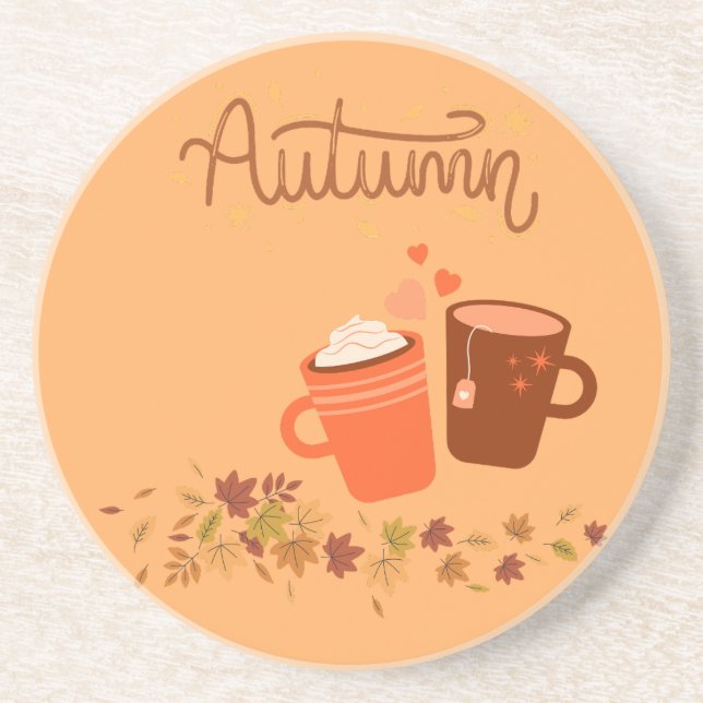 Herbst Sandstone Untersetzer (Vorne)