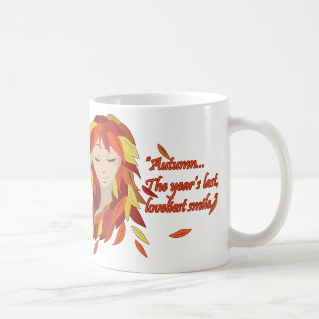 Herbst (Schlafen) Tasse (Rechts)