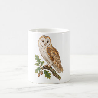 Herbst-Schleiereule-Geschenk für Eulenliebhaber Kaffeetasse