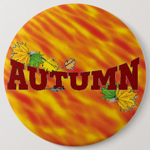 Herbst-Schönheit - Button