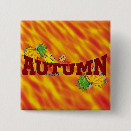 Herbst-Schönheit - Button
