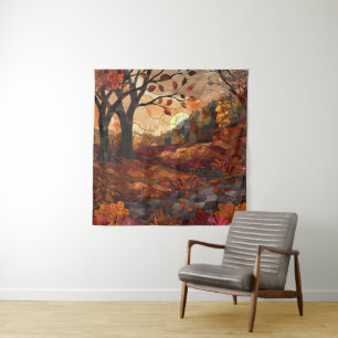 Herbst-Schönheitsband Wandteppich