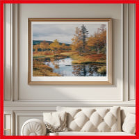 Herbst Serenade Finnisch Ruska Reflektionen