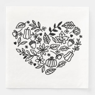 Herbst Serviette