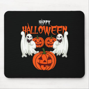 Herbst-Shirt mit Kürbisgesicht Geistern des Herbst Mousepad