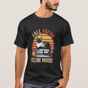Herbst Siamkatze - Herbst Katzenstimmungen T-Shirt
