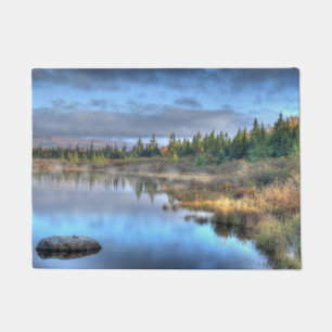 Herbst Sonnenaufgang am Moosehead Lake Maine Fußmatte