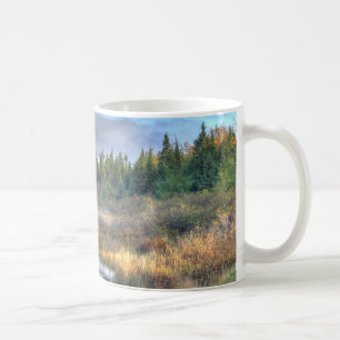 Herbst Sonnenaufgang am Moosehead Lake Maine Tasse