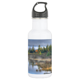 Herbst Sonnenaufgang am Moosehead Lake Maine Trinkflasche