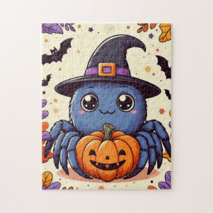 Herbst/Spinnennetz/Hexe/Halloween Puzzle