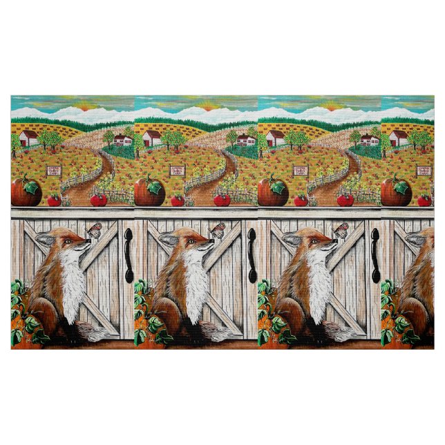 Herbst...Sprichwort Auf Wiedersehen von Summer Fri Stoff (Fat Quarter (45,7 x 55,9 cm))