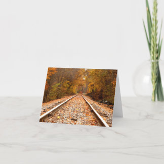 Herbst spürt notecard auf karte