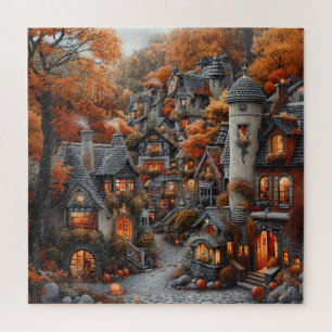 Herbst-Stadtlandschaft-Puzzle Puzzle