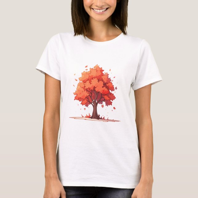 Herbst-Stammbaum T-Shirt (Vorderseite)