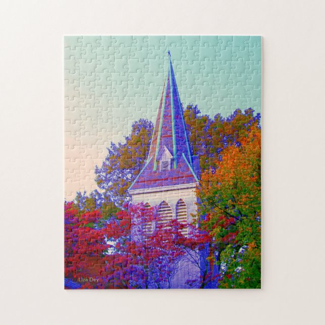 'Herbst-Steeple' Jigsaw-Puzzle Puzzle (Vertikal)