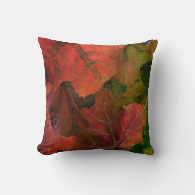 Herbst-Stimmungen 2 - Kunst-Designer-Kissen Kissen (Vorderseite)