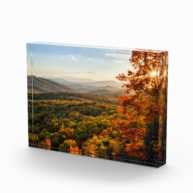 Herbst Sunset | North Carolina Fotoblock (Rechts)