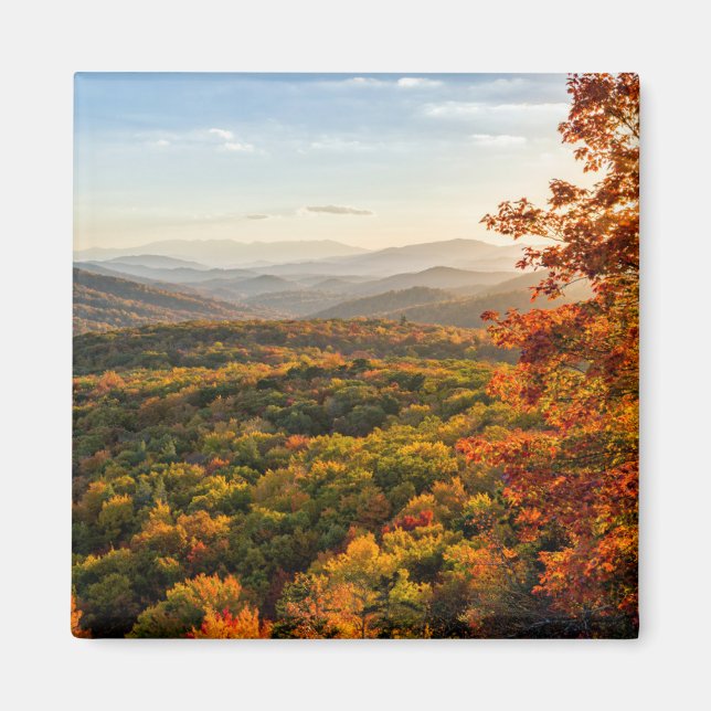 Herbst Sunset | North Carolina Magnet (Vorne)