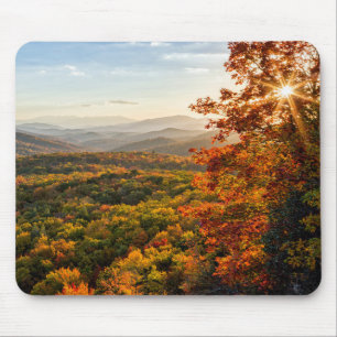 Herbst Sunset   North Carolina Mousepad
