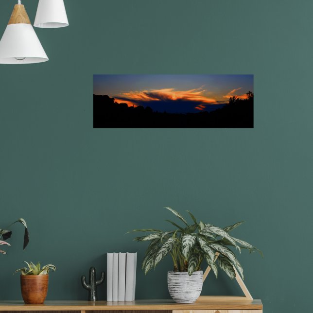 Herbst Sunset Poster (Wohnzimmer 1)