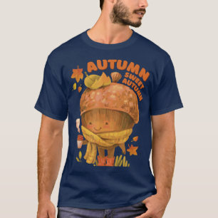 Herbst Süß Herbst Niedlich Acorn Fall Saison Grafi T-Shirt