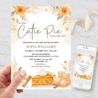 Herbst Süsse Pie Pumpkin Baby Dusche