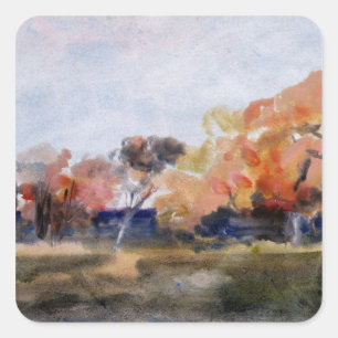 Herbst, Sussex Quadratischer Aufkleber