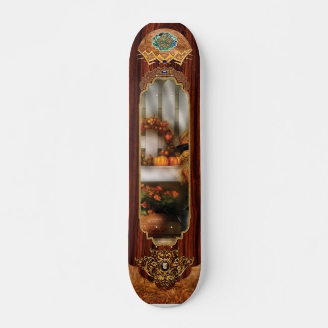 Herbst - Symbole für Herbst Skateboard (Vorne)