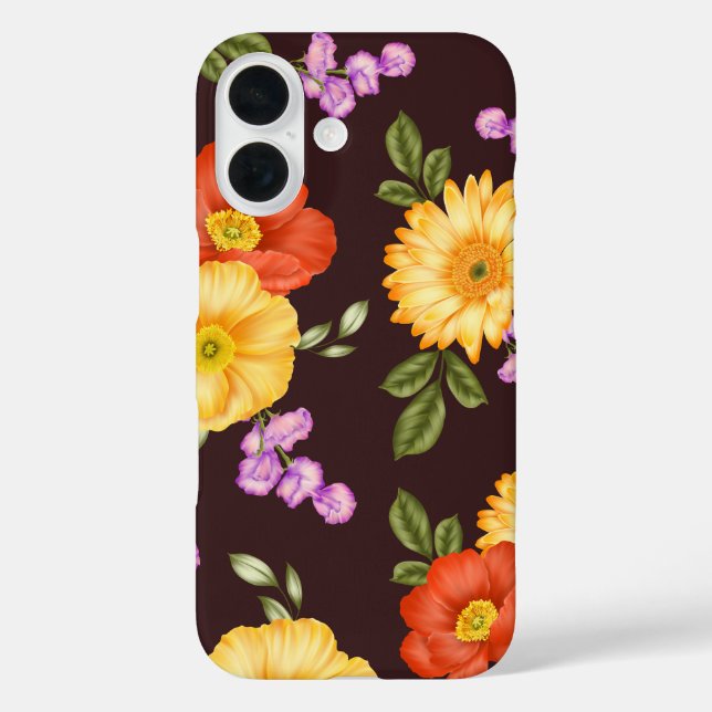 Herbst-Symphonie – Florales Design Case-Mate iPhone Hülle (Rückseite)