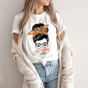 Herbst T-Shirt der Königin - für Frauen