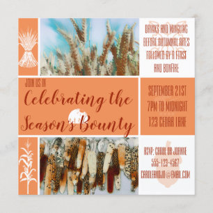 Herbst-Tag-und-Nacht-Gleiche Einladung