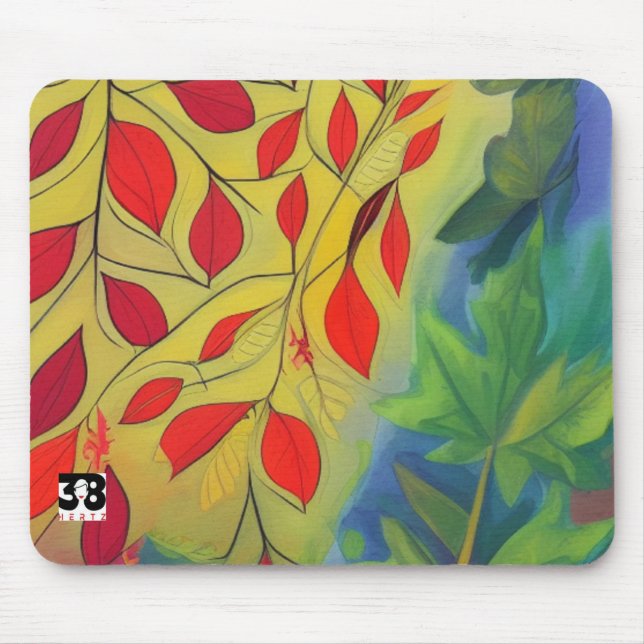 Herbst-Tagundnachtgleiche Mousepad (Vorne)