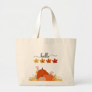 Herbst-Tasche  Jumbo Stoffbeutel