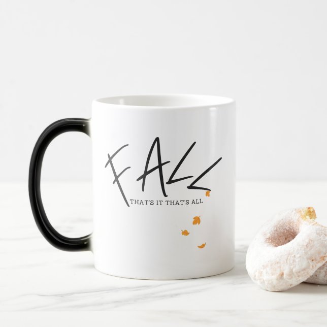 Herbst Tasse 11oz, Niedlicher Fall Tasse, Tasse, F (Mit Donut)
