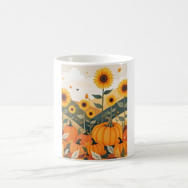 Herbst-Tasse Kaffeetasse (Mittel)