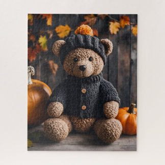 Herbst-Teddybär-Puzzle Puzzle