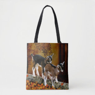 Herbst-Thema Baby-Ziegen