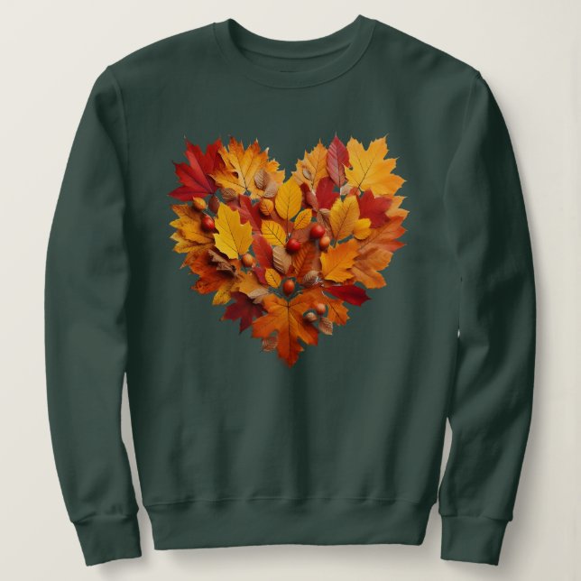 Herbst Thema Sweatshirt (Design vorne)